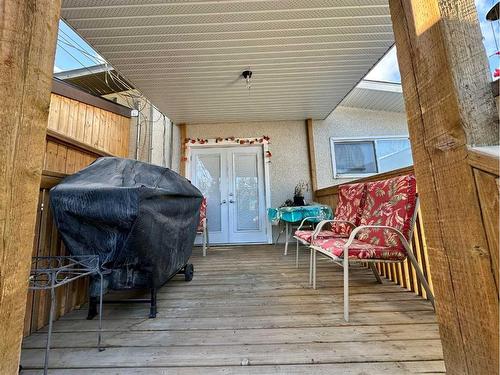 104A Cheviot Drive, Hinton, AB - Outdoor With Deck Patio Veranda With Exterior