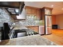 523 Boutin Avenue, Hinton, AB  - Indoor Photo Showing Kitchen With Stainless Steel Kitchen 