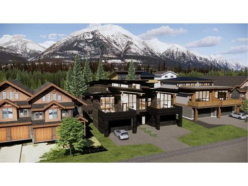 A-288 Three Sisters Drive, Canmore, AB - Outdoor With Deck Patio Veranda With Facade