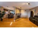 113 Parker Place, Hinton, AB  - Indoor Photo Showing Living Room With Fireplace 