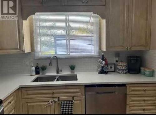 407 5 Street North, Fox Creek, AB - Indoor Photo Showing Kitchen With Double Sink