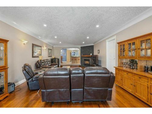 284 Eaton Drive, Hinton, AB - Indoor With Fireplace