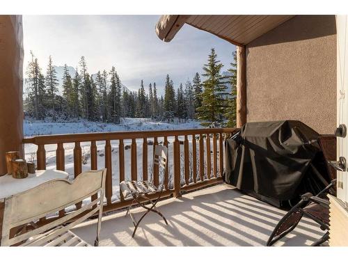 207-155 Crossbow Place, Canmore, AB - Outdoor With Deck Patio Veranda With Exterior