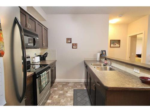 304-109 Seabolt Drive, Hinton, AB - Indoor Photo Showing Kitchen With Double Sink