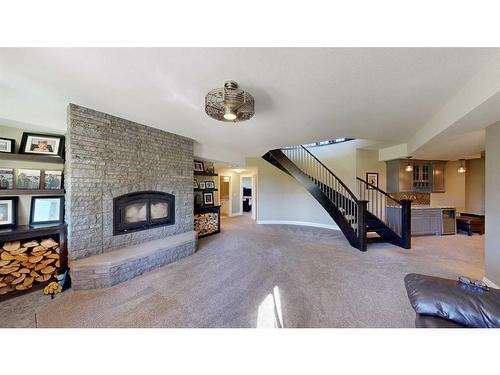 Lot 124 115057 Township Road 592A, Rural Woodlands County, AB - Indoor Photo Showing Other Room With Fireplace