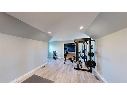 Lot 124 115057 Township Road 592A, Rural Woodlands County, AB - Indoor Photo Showing Gym Room