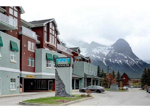 204-1151 Sidney Street, Canmore, AB - Outdoor With Facade