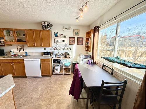 39-101 Mill Street, Hinton, AB - Indoor Photo Showing Kitchen With Double Sink