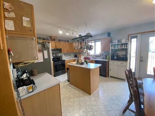 5001 52 Street, Robb, AB - Indoor Photo Showing Kitchen With Double Sink