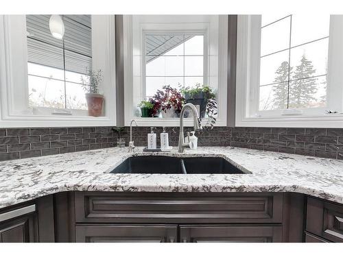 73080 Southshore Drive, Widewater, AB - Indoor Photo Showing Kitchen With Double Sink With Upgraded Kitchen