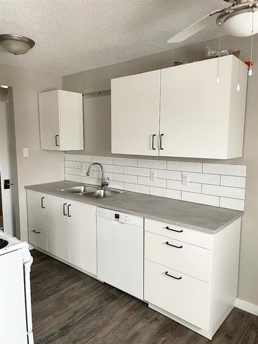 611 3 Ave, Fox Creek, AB - Indoor Photo Showing Kitchen With Double Sink