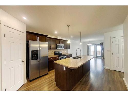 4312 18 Avenue, Edson, AB - Indoor Photo Showing Kitchen With Stainless Steel Kitchen With Double Sink With Upgraded Kitchen