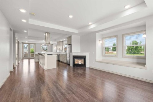 18 Sonoma Key, Whitecourt, AB - Indoor Photo Showing Other Room With Fireplace
