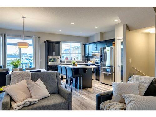 215 Auburn Meadows Place Se, Calgary, AB - Indoor Photo Showing Living Room