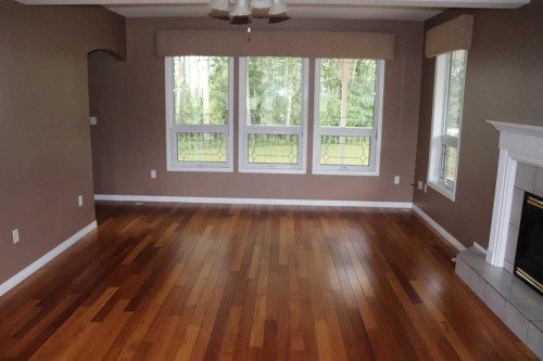 53203A Range Road 183, Rural Yellowhead County, AB - Indoor Photo Showing Other Room With Fireplace
