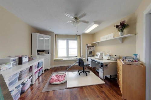 30 Executive Estates, Canyon Creek, AB - Indoor Photo Showing Office