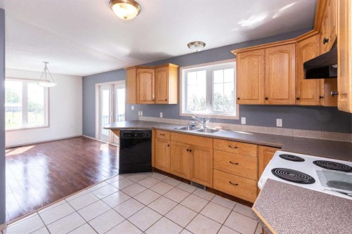2584 Auger Road, Wabasca, AB - Indoor Photo Showing Kitchen With Double Sink