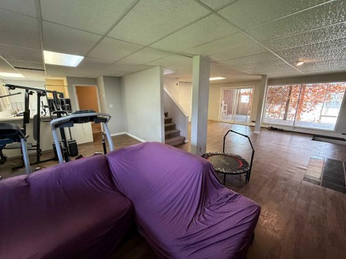 106 West River Road, Hinton, AB - Indoor Photo Showing Gym Room