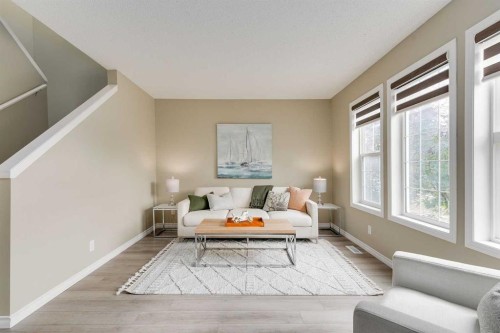 67 Saddlebrook Place Ne, Calgary, AB - Indoor Photo Showing Living Room