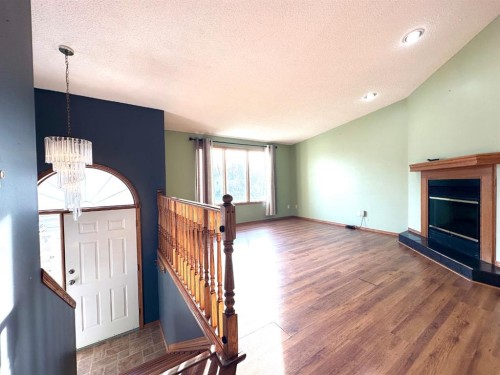 165 Park Drive, Whitecourt, AB - Indoor With Fireplace