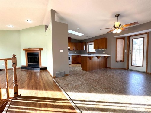 165 Park Drive, Whitecourt, AB - Indoor With Fireplace