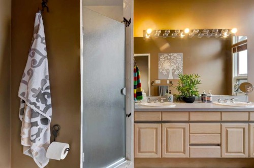 36 Antelope Lane, Banff, AB - Indoor Photo Showing Bathroom