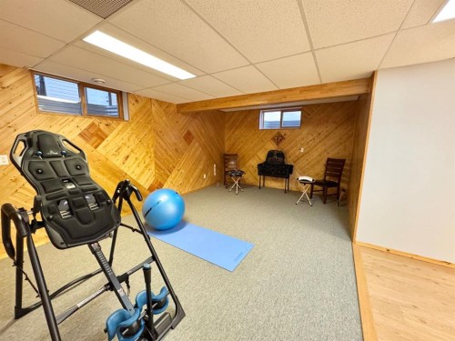 28 Steward Drive, Whitecourt, AB - Indoor Photo Showing Basement