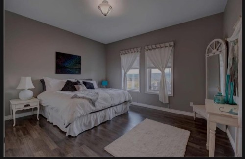 593068 Range Road 124, Rural Woodlands County, AB - Indoor Photo Showing Bedroom