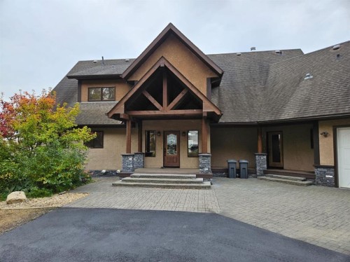 593068 Range Road 124, Rural Woodlands County, AB - Outdoor With Deck Patio Veranda With Facade