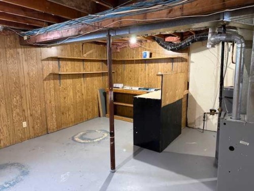 4744 57 Avenue, Whitecourt, AB - Indoor Photo Showing Basement