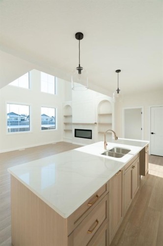 23 Riverdale Bend, Whitecourt, AB - Indoor Photo Showing Kitchen With Double Sink