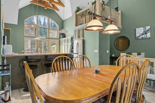 14 Antelope Lane, Banff, AB - Indoor Photo Showing Dining Room