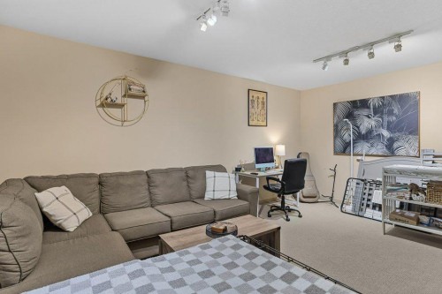 14 Antelope Lane, Banff, AB - Indoor Photo Showing Living Room