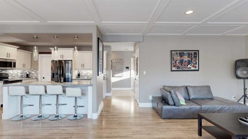 56 Pritchard Drive, Whitecourt, AB - Indoor Photo Showing Kitchen With Upgraded Kitchen