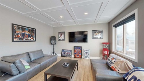 56 Pritchard Drive, Whitecourt, AB - Indoor Photo Showing Living Room