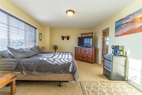 142 West Pointe Circle, Cochrane, AB - Indoor Photo Showing Bedroom