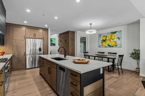 283C Three Sisters Drive, Canmore, AB - Indoor Photo Showing Kitchen With Upgraded Kitchen