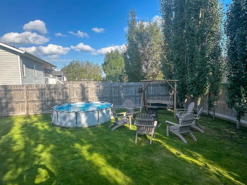 11 Abraham Drive, Whitecourt, AB - Outdoor With Above Ground Pool