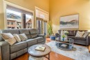 406-187 Kananaskis Way, Canmore, AB  - Indoor Photo Showing Living Room 