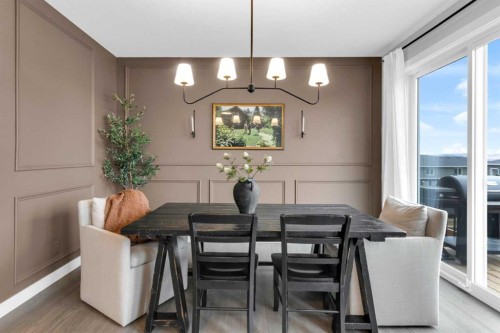 287 Rivercrest Boulevard, Cochrane, AB - Indoor Photo Showing Dining Room