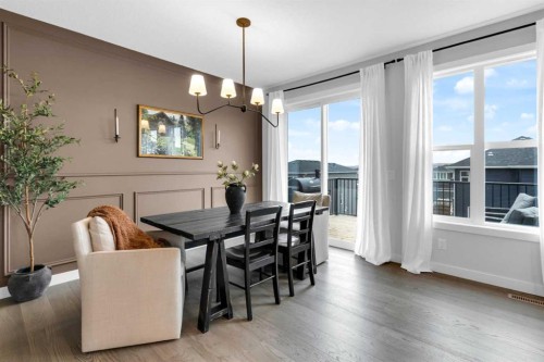 287 Rivercrest Boulevard, Cochrane, AB - Indoor Photo Showing Dining Room