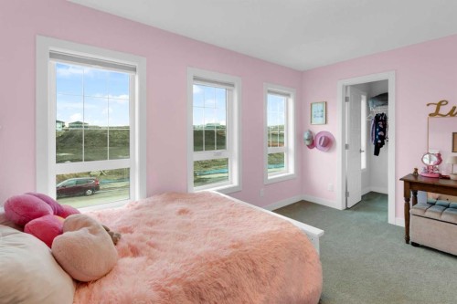 287 Rivercrest Boulevard, Cochrane, AB - Indoor Photo Showing Bedroom