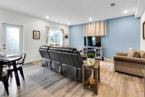287 Rivercrest Boulevard, Cochrane, AB - Indoor Photo Showing Living Room