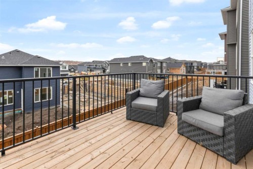 287 Rivercrest Boulevard, Cochrane, AB - Outdoor With Deck Patio Veranda With Exterior