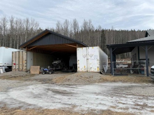 24403 East River Road, Hinton, AB - Outdoor With Deck Patio Veranda