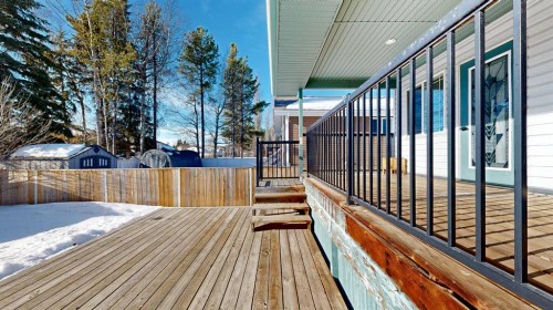 33 Park Circle, Whitecourt, AB - Outdoor With Deck Patio Veranda