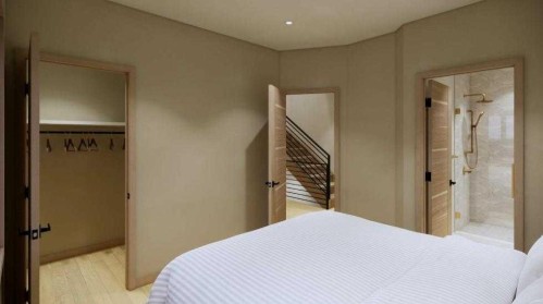 713B 4Th Street, Canmore, AB - Indoor Photo Showing Bedroom