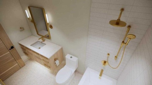 713B 4Th Street, Canmore, AB - Indoor Photo Showing Bathroom