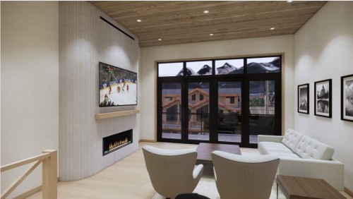 713A 4Th Street, Canmore, AB - Indoor With Fireplace