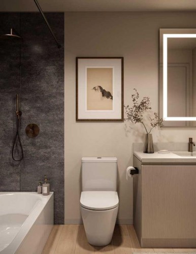 103-1717 Bow Valley Trail, Canmore, AB - Indoor Photo Showing Bathroom